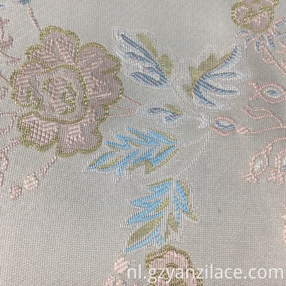 Floral Mattress Woven Custom Jacquard Fabric